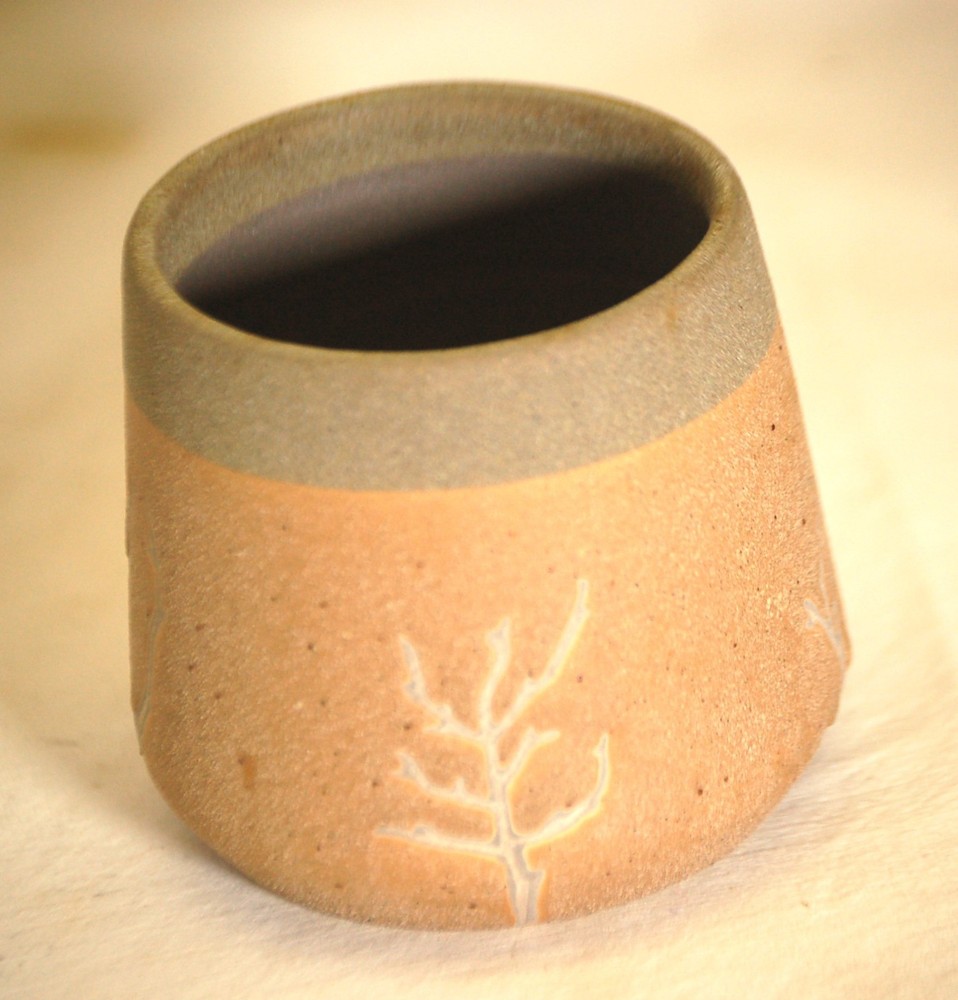 Stoneware Succulent Planter Abstract Designs Windowsill