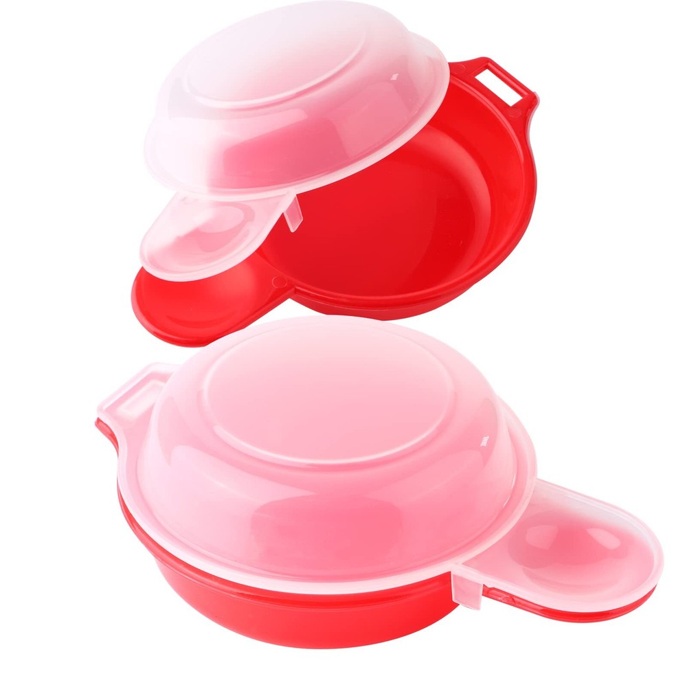 2 Pack Microwavable Non-Stick Omelet Maker Egg Cooker Pancake Mold Egg Roller
