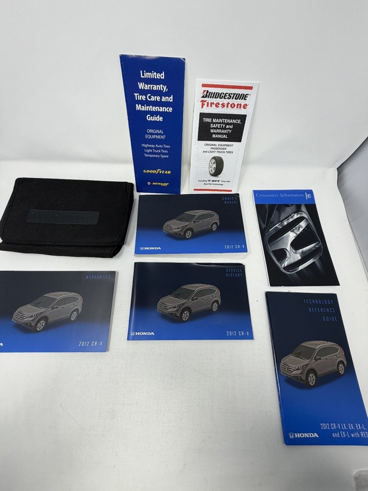 2012 Honda CR-V Owners Manual OEM Set