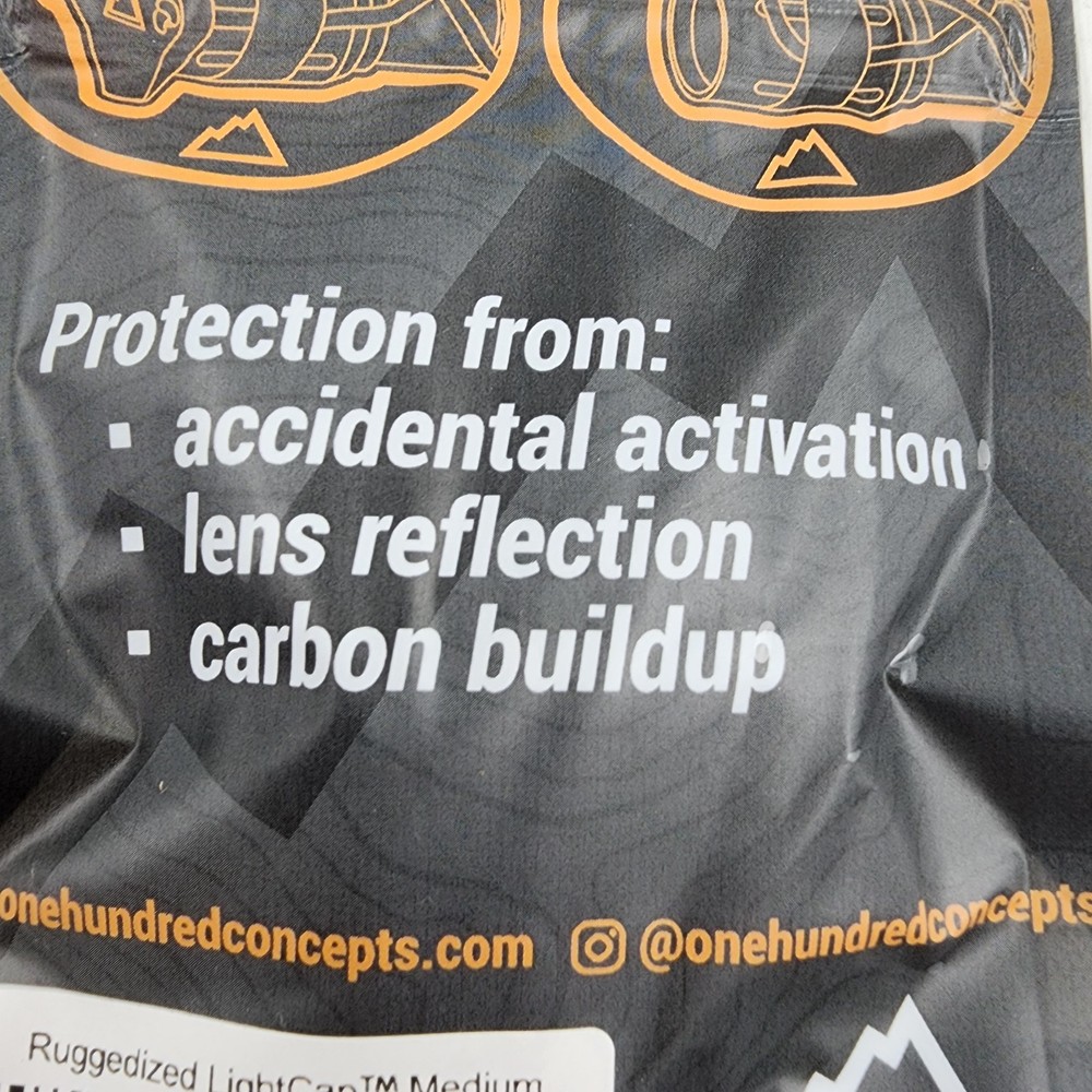 One Hundred Concepts Ruggedized Lightcap - Medium - Black