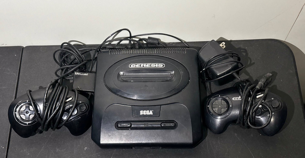 Sega Genesis Model 2 Console Bundle - Tested & Working - 2 Controllers & Cables