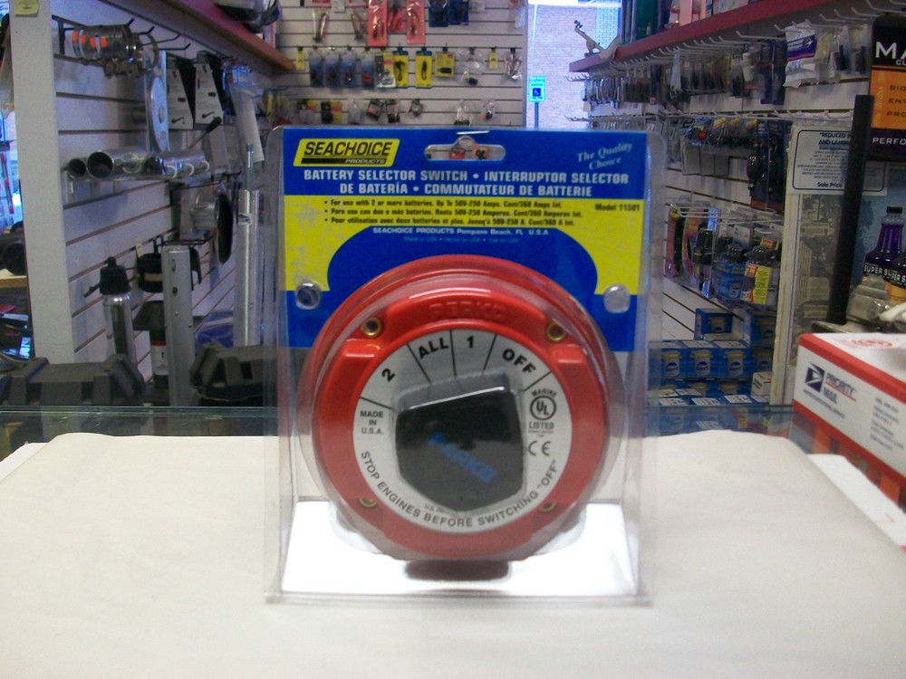 PERKO BATTERY SELECTOR SWITCH #8501 - SEACHOICE PACKAGING