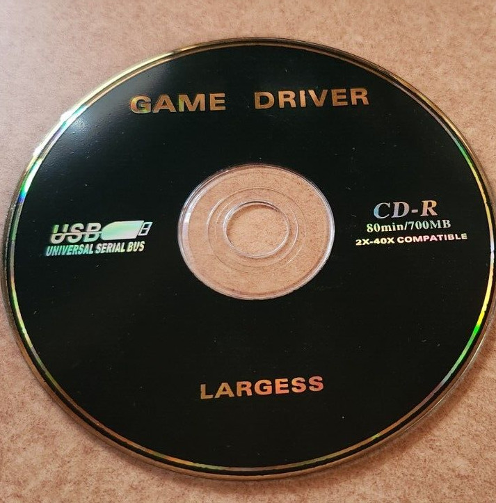 Game Driver CD-ROM USB LARGESS