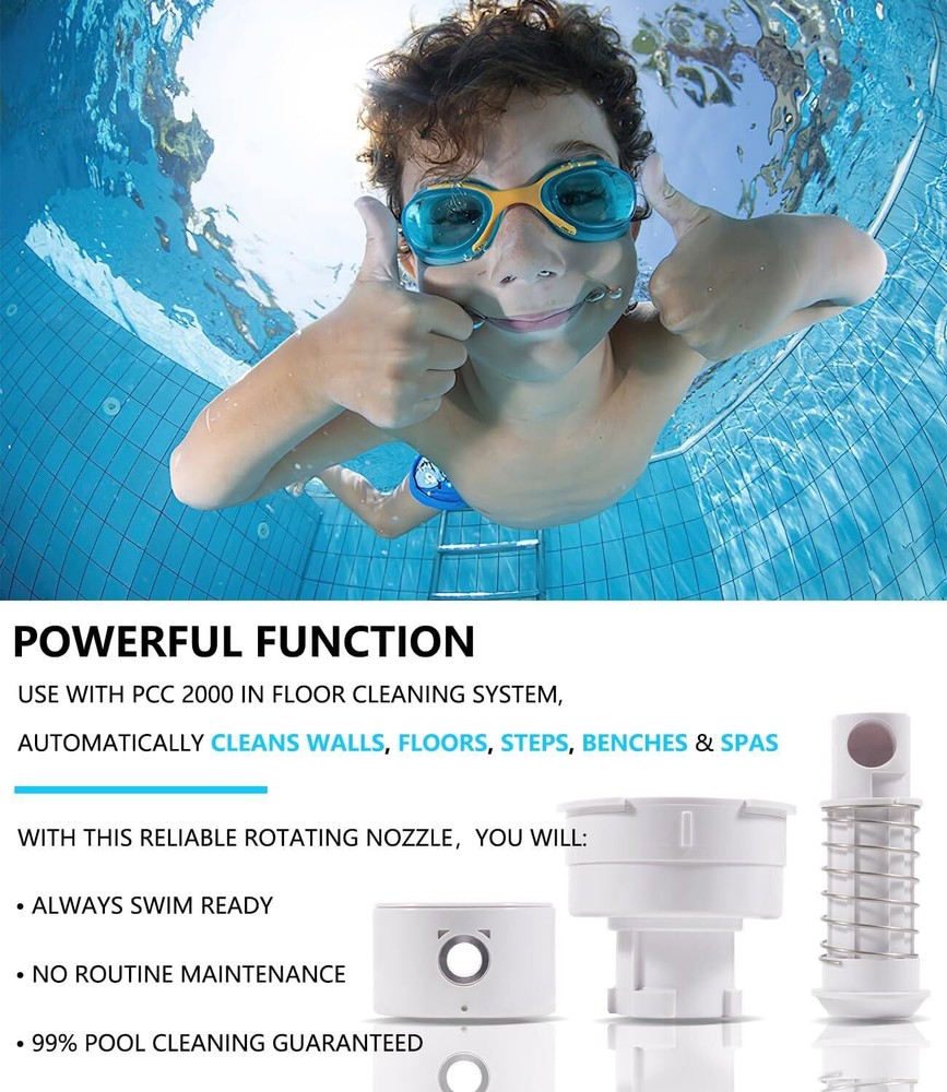 PCC2000 Rotating Head Nozzle for Paramount PCC2000 In-floor Cleaning System