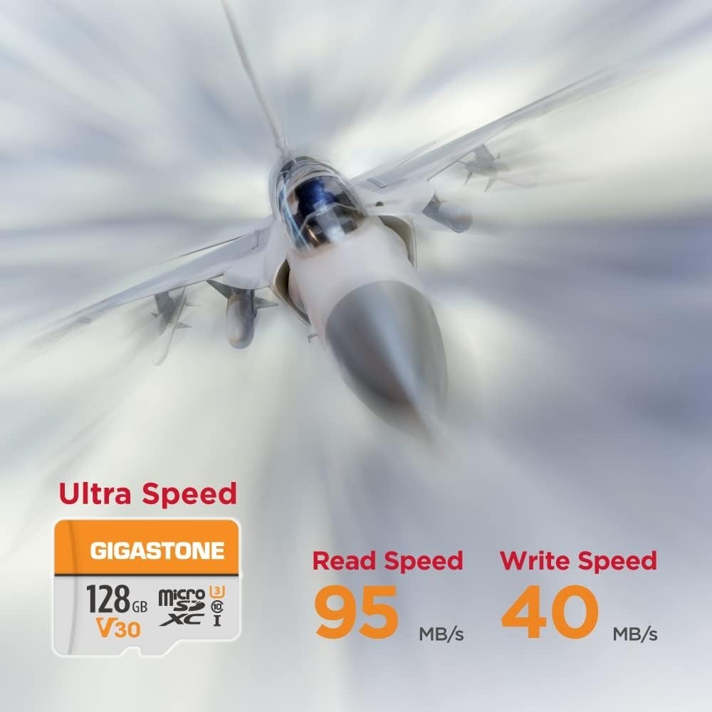 128GB MicroSDXC Memory Card, UHS-I Class 10, Security Camera