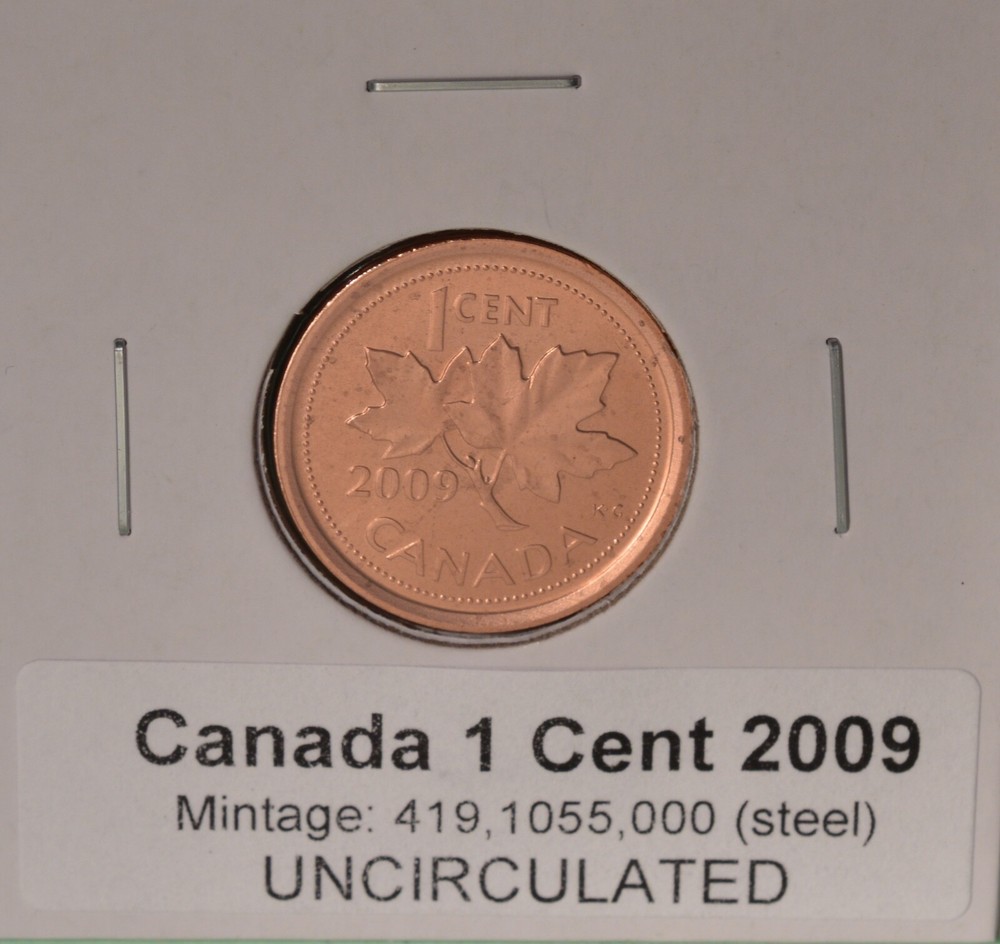 2009 Canada Penny - Magnetic (steel) - Uncirculated