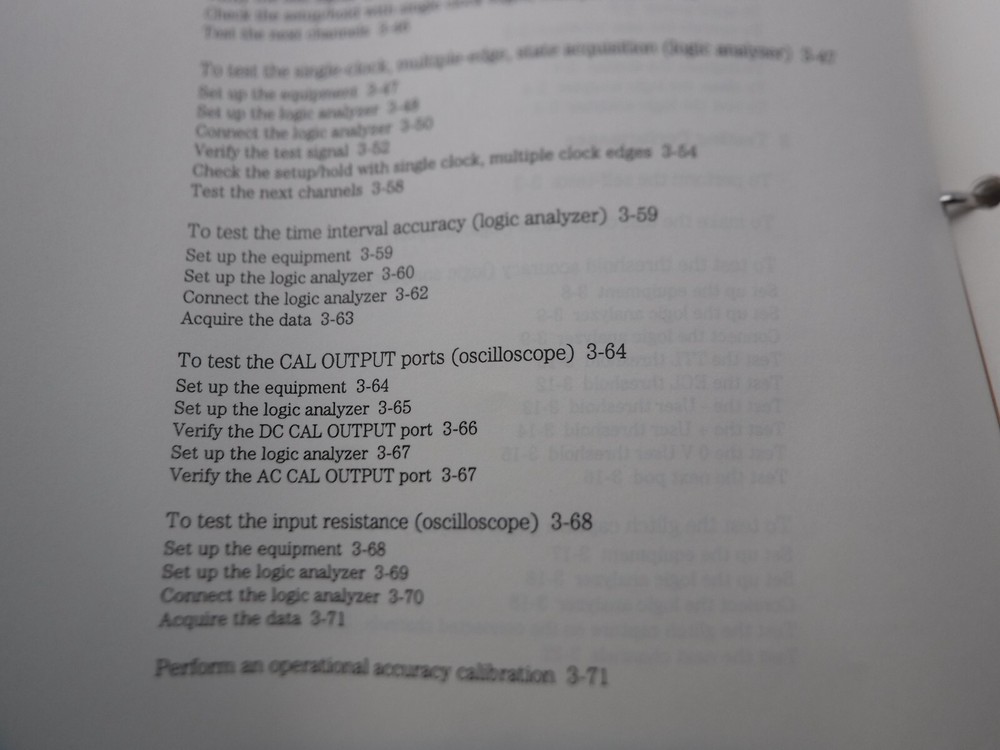Hewlett Packard 1660 Series Logic Analyzers Manual 01660-99001