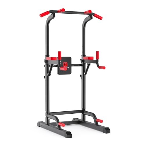 Power Tower Dip Station, Multi-Function Assistive Trainer Pull Up for T05AXX