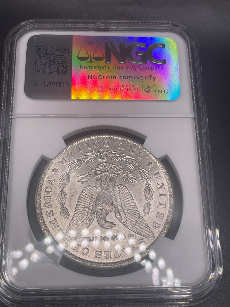 1885 O $1 Morgan NGC MS61