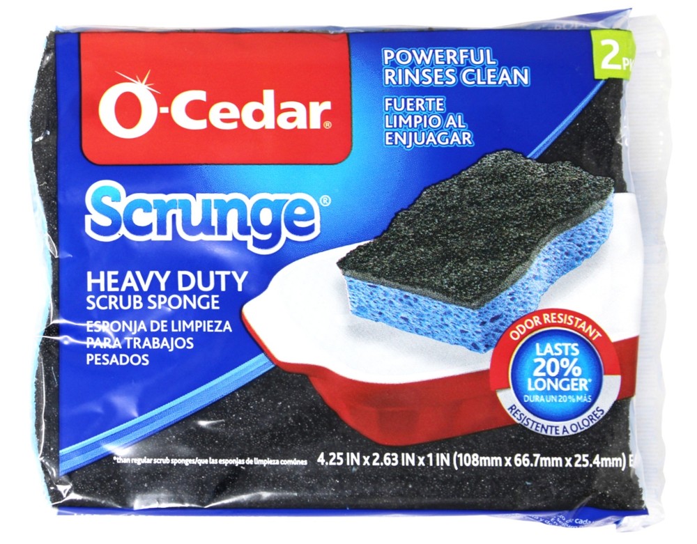 O-Cedar Scrunge Heavy Duty Scrub Sponge