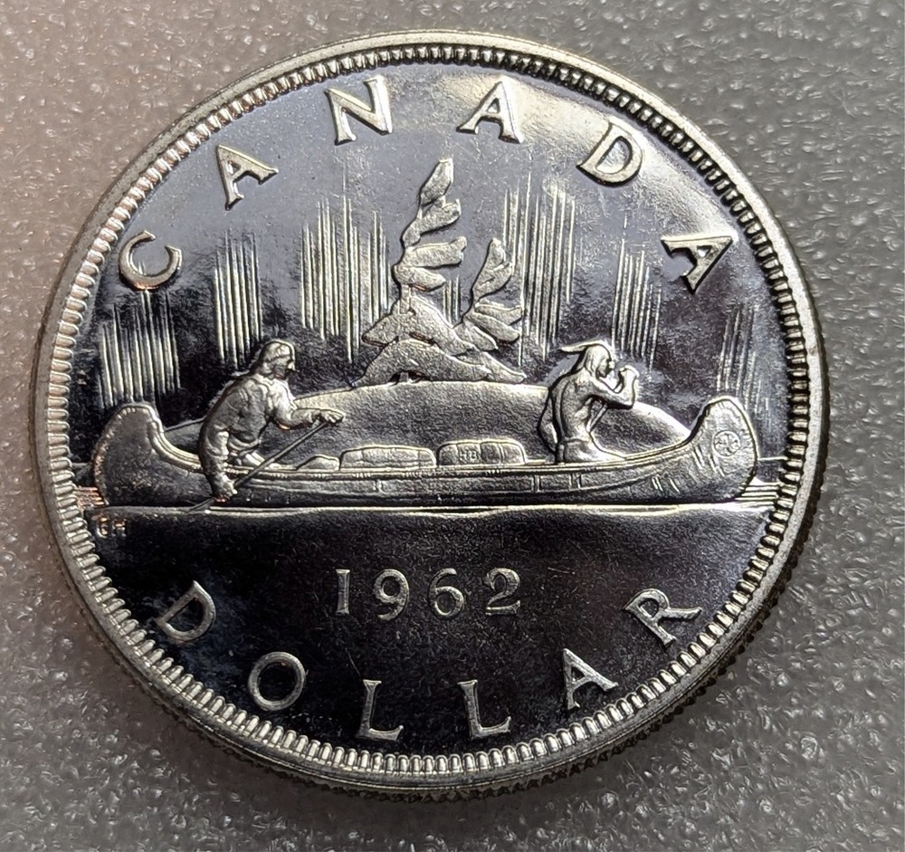 1962 Silver Dollar Canada Proof Like 80% Silver #129