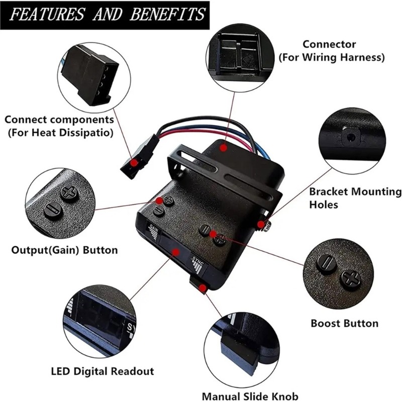 Plastic Intelligent Brake Response Regulator For Various Trailer Types 1-4 Axles