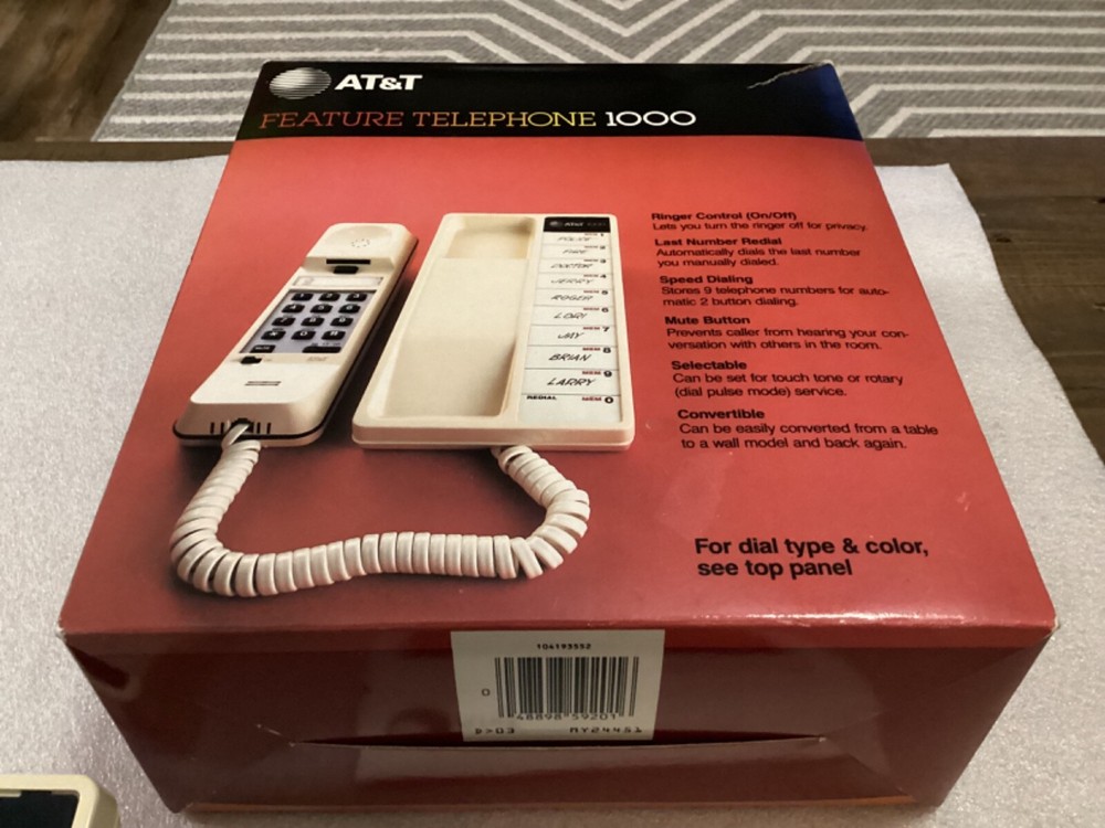 AT&T FEATURE TELEPHONE 1000 TESTED WORKS