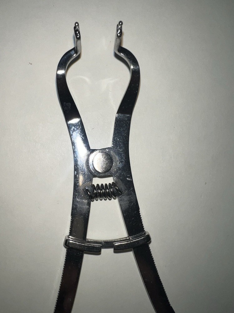 Dental, Rubber Dam Clamp Forceps, Ivory, PREOWNED x 2