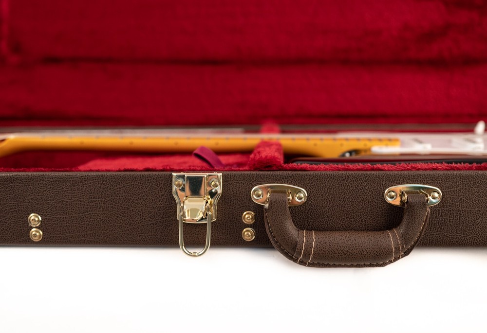 Hard-Shell Electric Guitar Case (Brown)