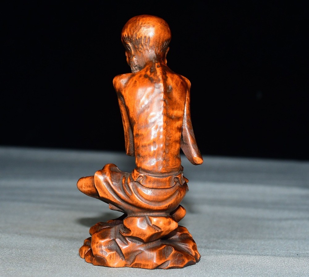 Boutique small leaved boxwood thin bone Arhat decorations