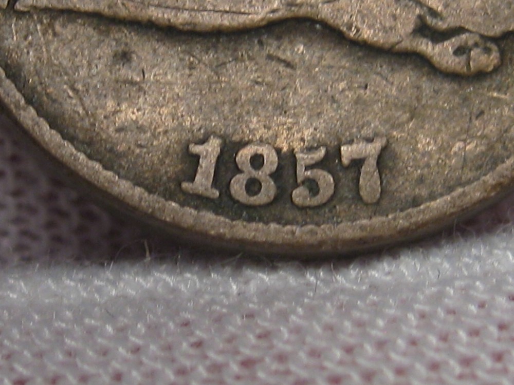 1857 US Flying Eagle Penny One Cent. #109