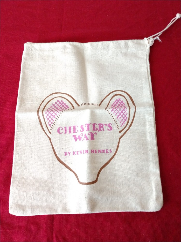 Chester's Way Drawstring Bag Advertising Kevin Henkes SMALL EMPTY