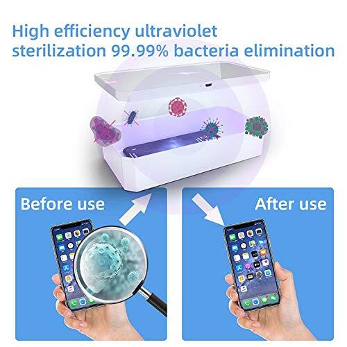 CarbonKlean UVKlear - UVC Sterilization Kit with Wireless Charger, Removable