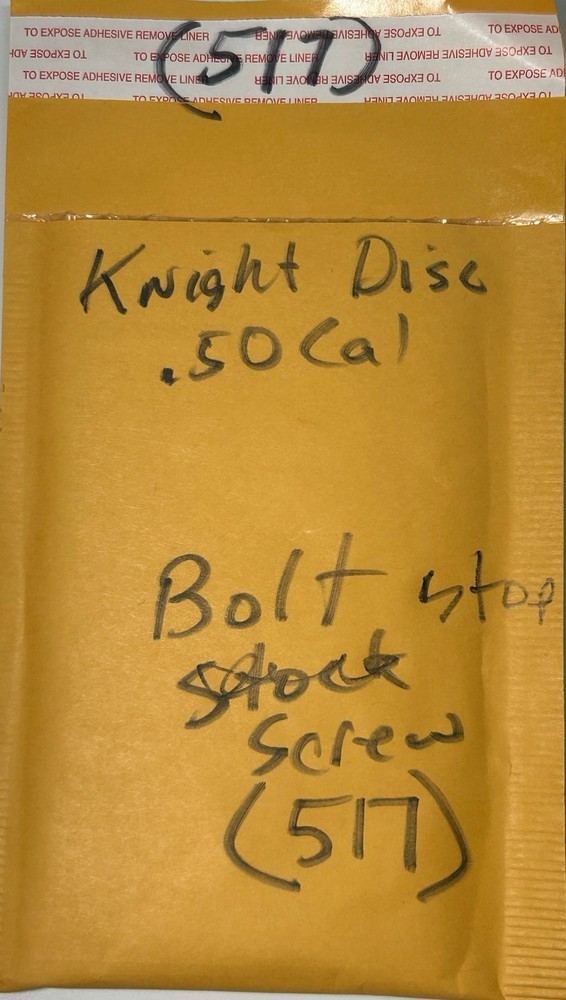 Knight Disc Inline Muzzleloader Bolt Stop Screw