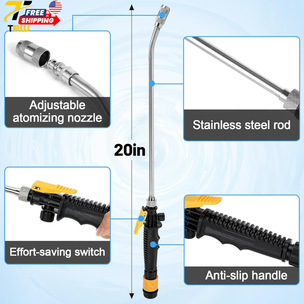 RV Water Heater Tank Rinser Wand Powerful Flush Cleaner for Sediment & Scale