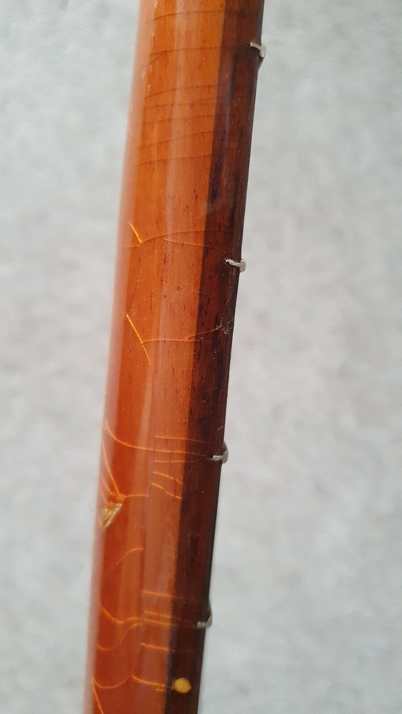 Old guitar with a nicely flamed back, needs service