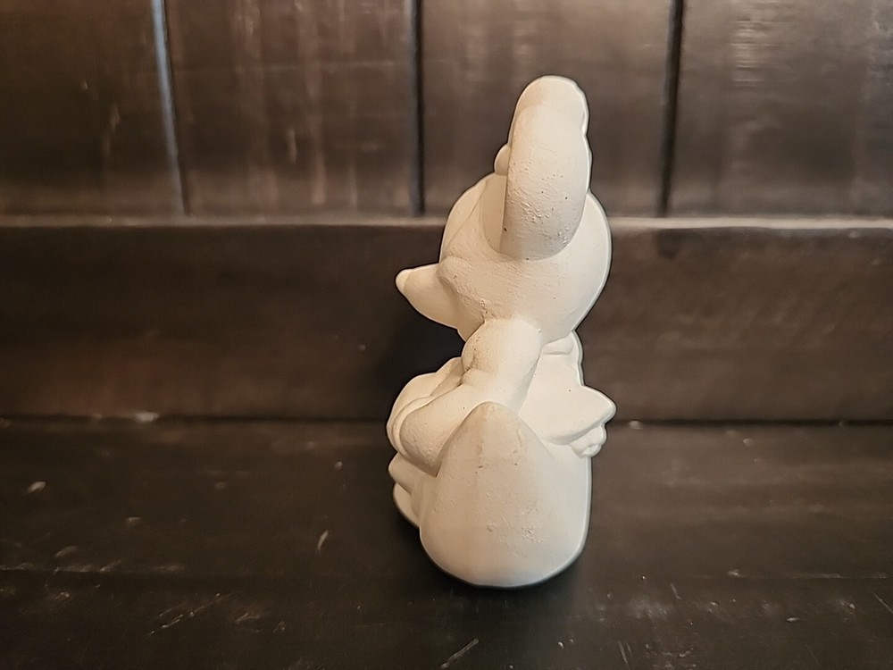 Minnie Mouse Ceramic Bisque Ready to Paint Ornament