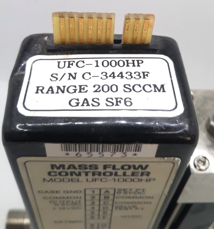 Unit UFC-1000HP Mass Flow Controller Range 200 SCCM Gas SF6