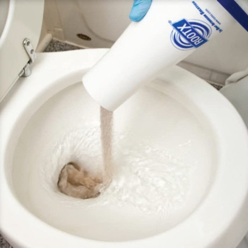 ROOTX - 2LB. JAR with Funnel/Applicator Foaming Root Control for Sewer Lines An