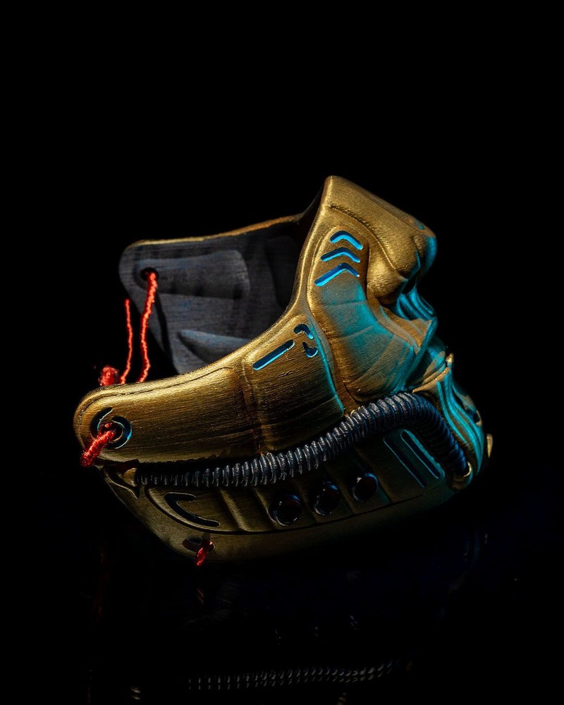 Metropolis Mask | Raw DIY Kit | Wearable Accessory