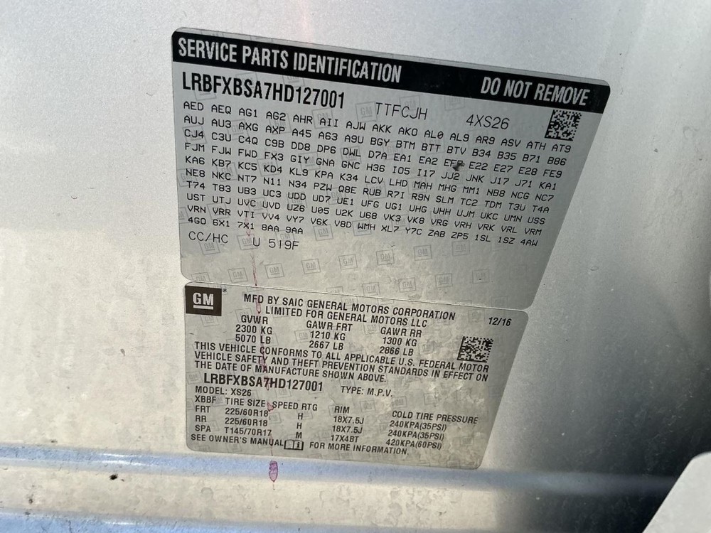 Fuse Box Engine Fits 16-20 ENVISION 4963845