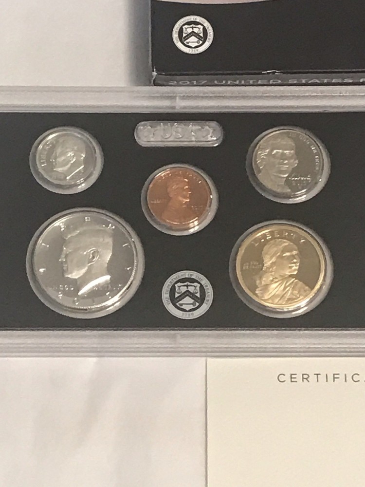 2017 Silver Proof Set - ORPKG & COA (#Hd24)
