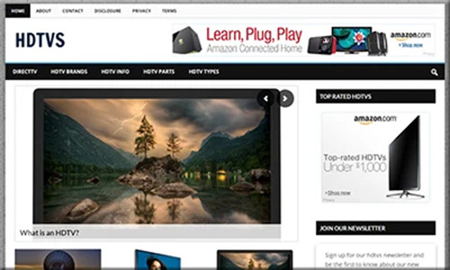 HDTVs Ready Made Website