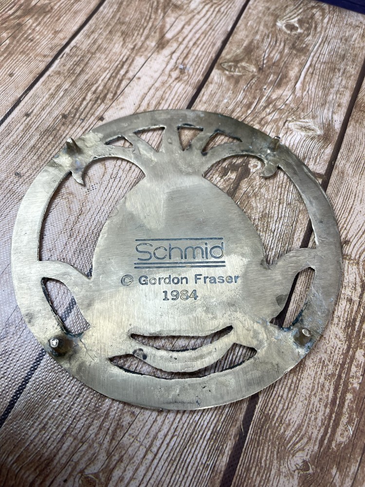 Schmid Gordon Fraser Brass Pineapple Trivet