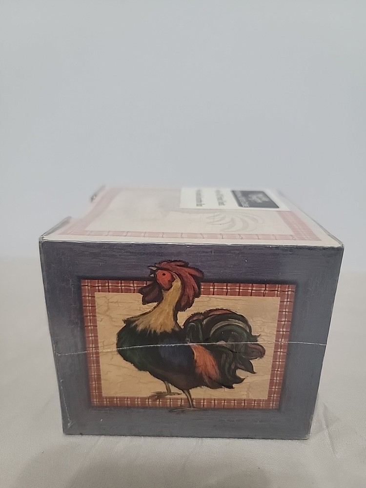 Martin Designs Personal Note Cube Over 400 Printed Sheets With Roosters 2003