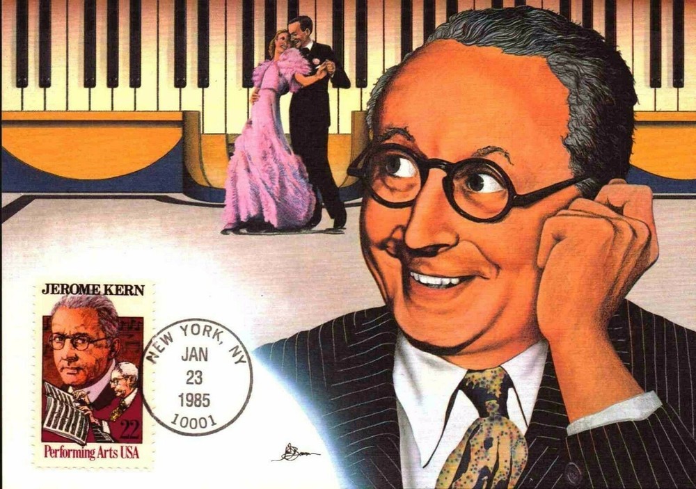 1985 Jerome Kern  - Maximum Card - Scott# 2110