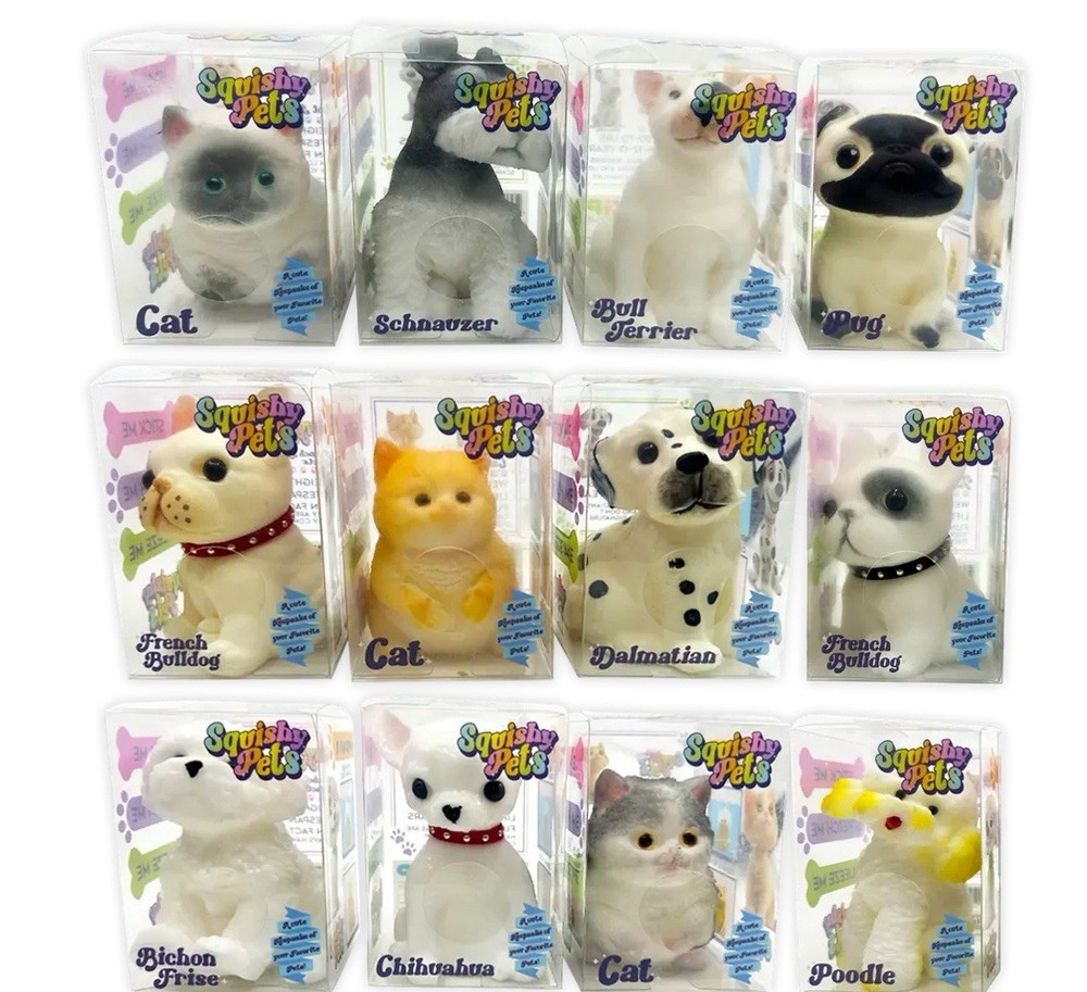 Squishy Pets Keepsake - 12 Pieces Per Retail Ready Display