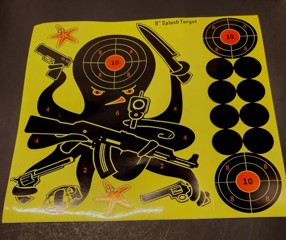 Danger Octopus Target 3 Pcs