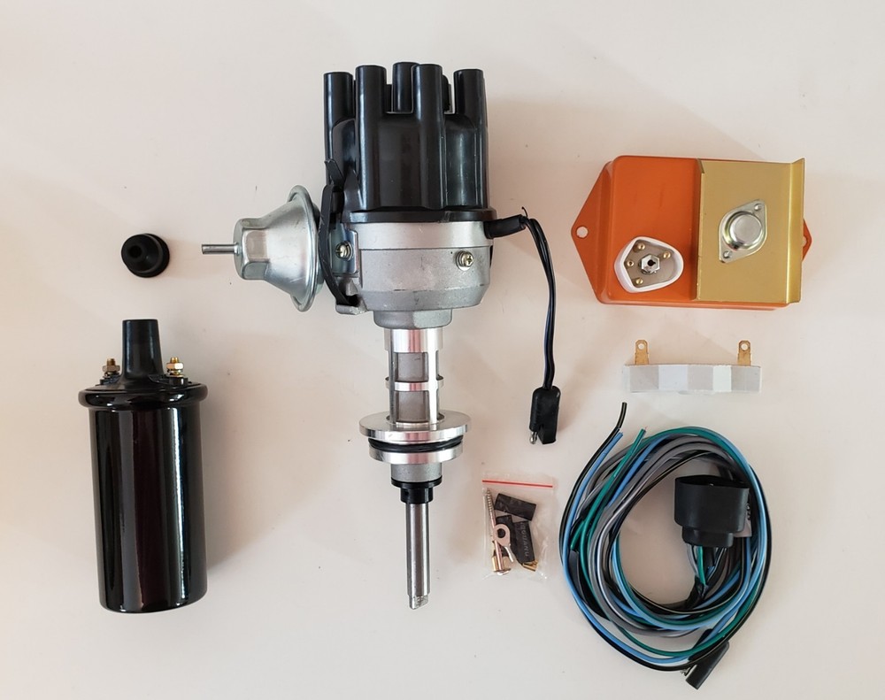 CHRYSLER 273 318 340 360 ELECTRONIC DISTRIBUTOR + COIL CONVERSION KIT