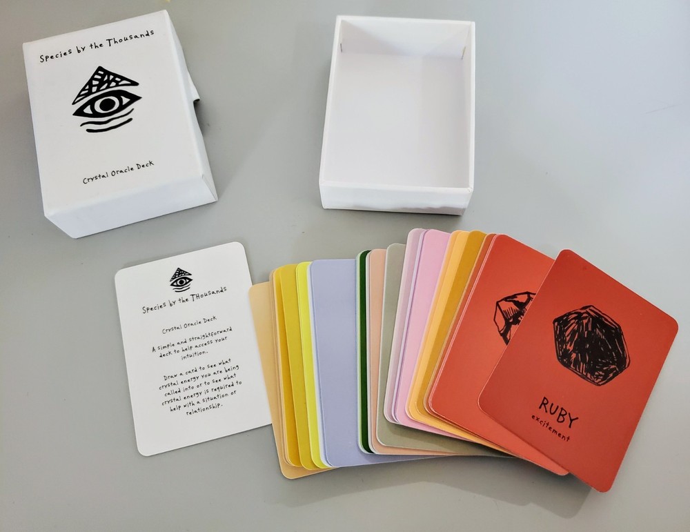 Species By The Thousands Crystal Oracle Deck