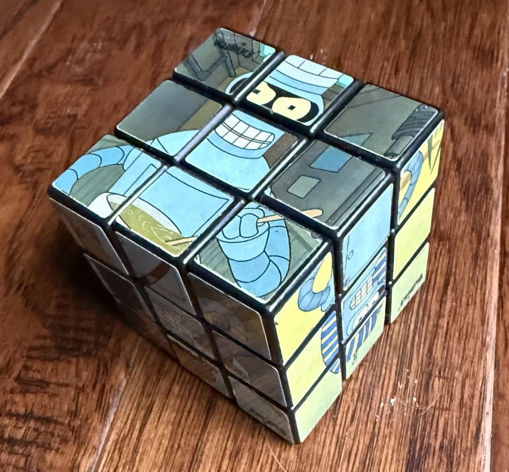 CUSTOM BENDER Rubik's Cube Futurama Bender