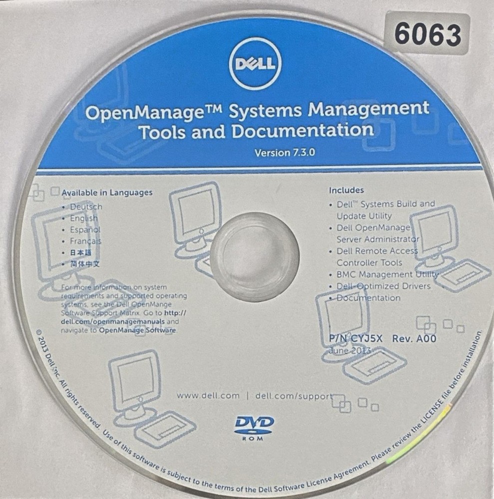 VINTAGE SOFTWARE | DELL OPENMANAGE SYSTEM MANAGEMENT | TOOLS, DOCUMENTATION V7.3