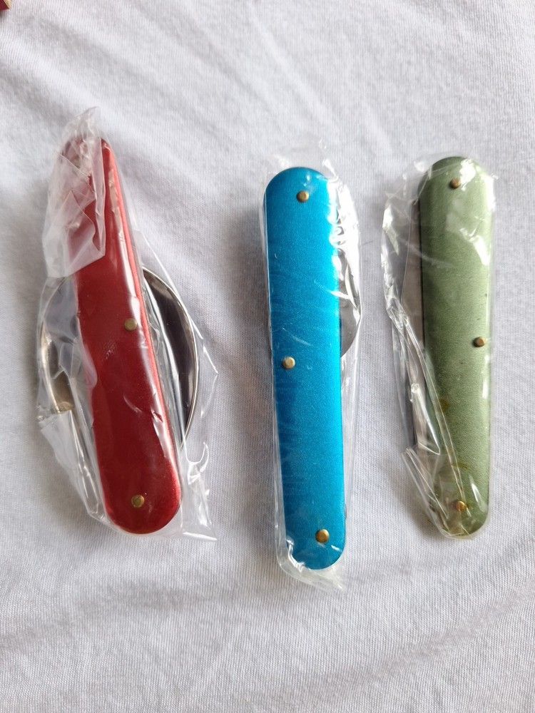 3 Compact Camping Flatware Sets, Never Used, In Original Wrapper. Samsonico USA