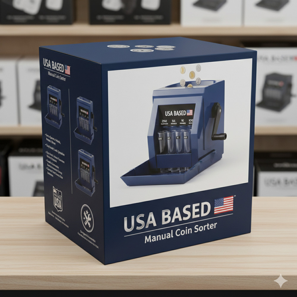 Precision S18 Manual Coin Sorter and Wrapper