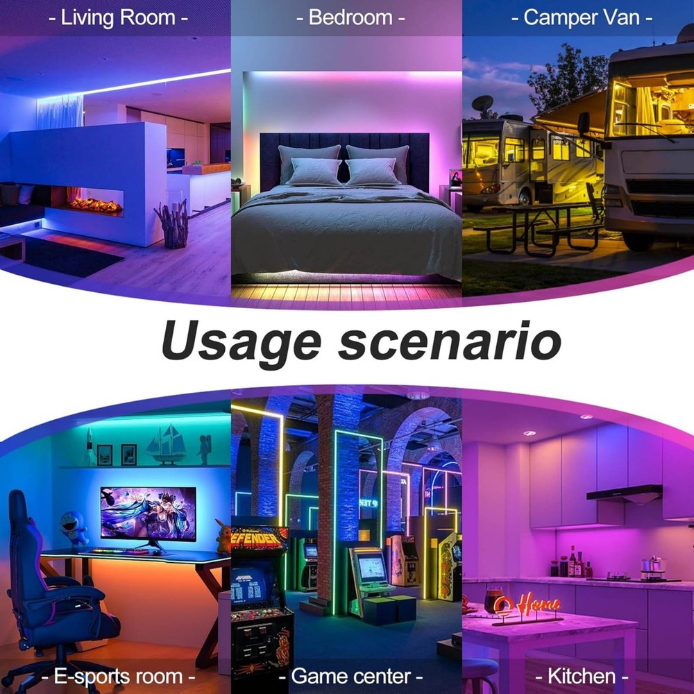 RGB Led Light Strip Controller 17-Key RF Wireless Remote DC5V USB Socket