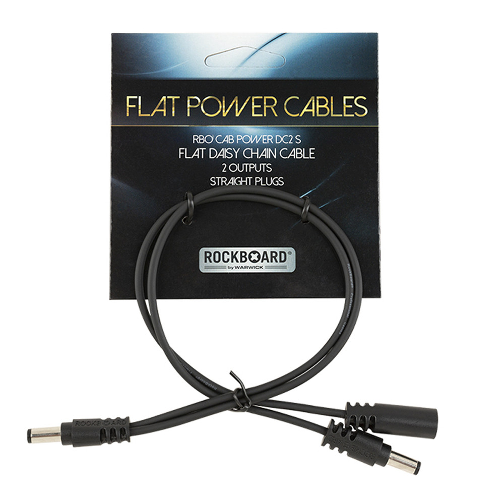 RockBoard Flat Daisy Chain Cable 2 Outputs - Straight