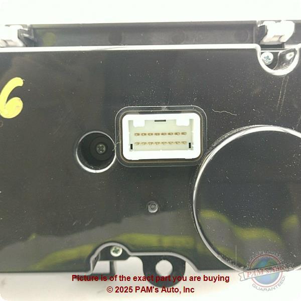 Used A/C Selector Switch fits: 2015 Subaru Legacy automatic temperature control