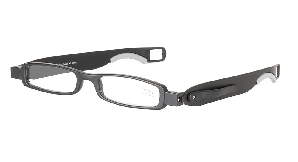 TR90 Folding rotation Reading glasses for reader 360 degree Pen hook +bag