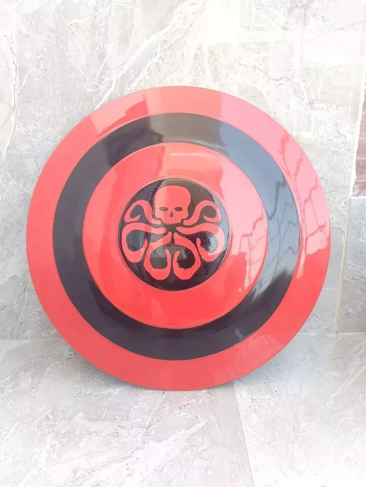 Marvel's Captain America Shield Hydra Shield Metal Prop Round Shield