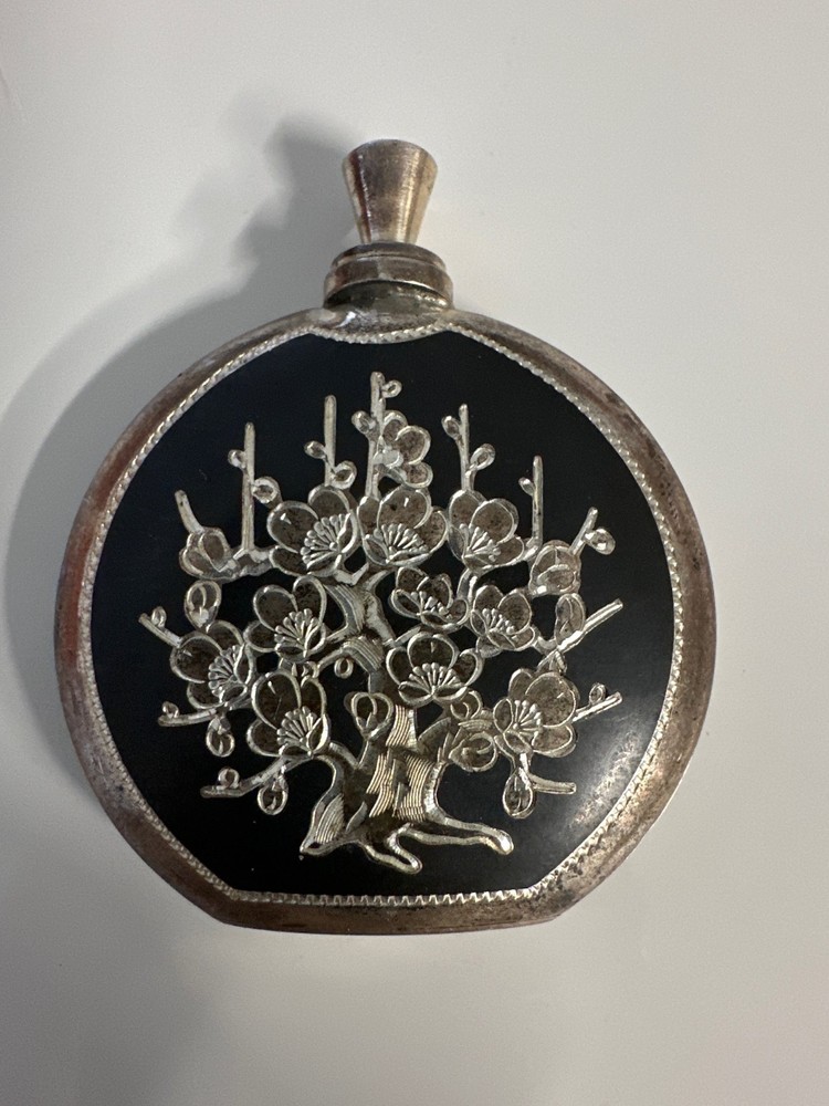 Asian Sterling Silver Snuff Bottle